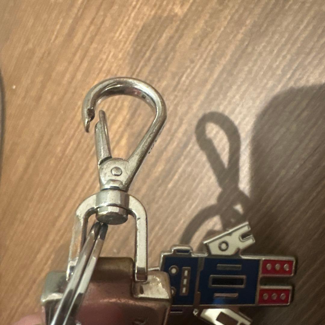 PRADA キーホルダー/レザー/BLK/メンズ/ロボット