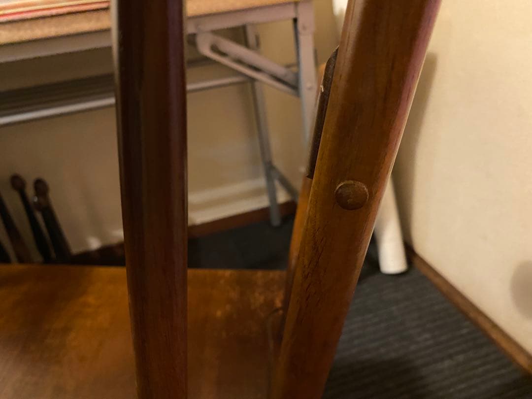 ヴィンテージ レトロ　ロッキングチェア　キツツキマーク　飛騨　アンティーク