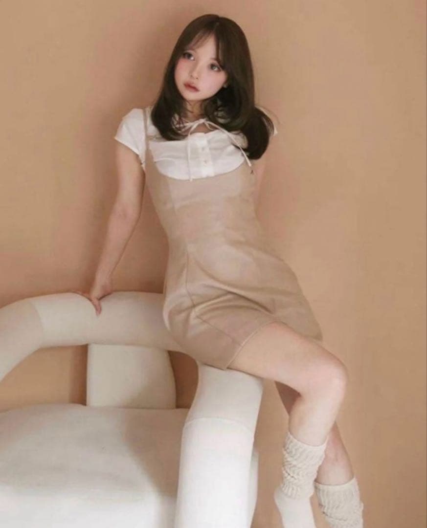 ワンピース ANDMARY Betty layered dress