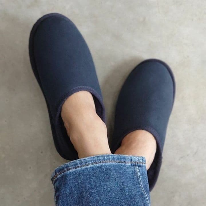 ★専用★emuネイビー スリッポンムートンブーツ。