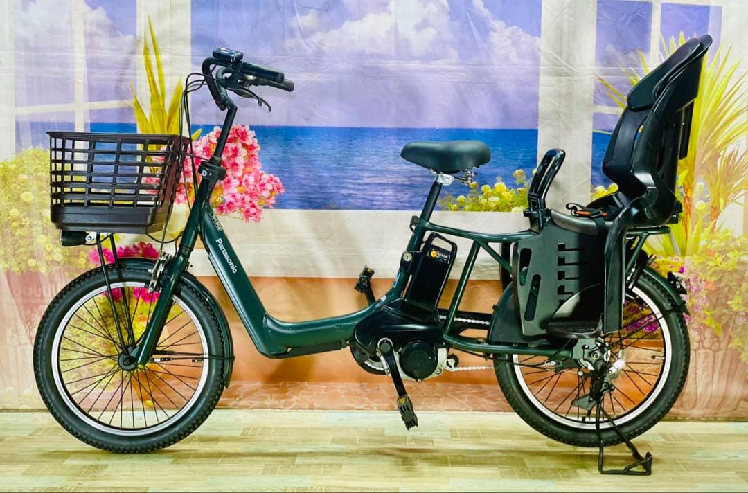 ギュットアニーズ⭐️16AH！パナソニック子供乗せ電動アシスト自転車Y2441