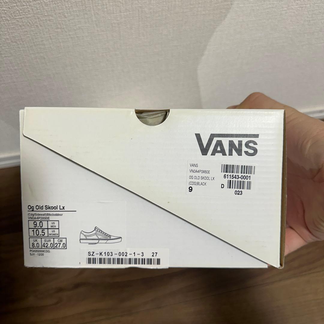 新品未使用VANS COMME des GARÇONS オールドスクール27