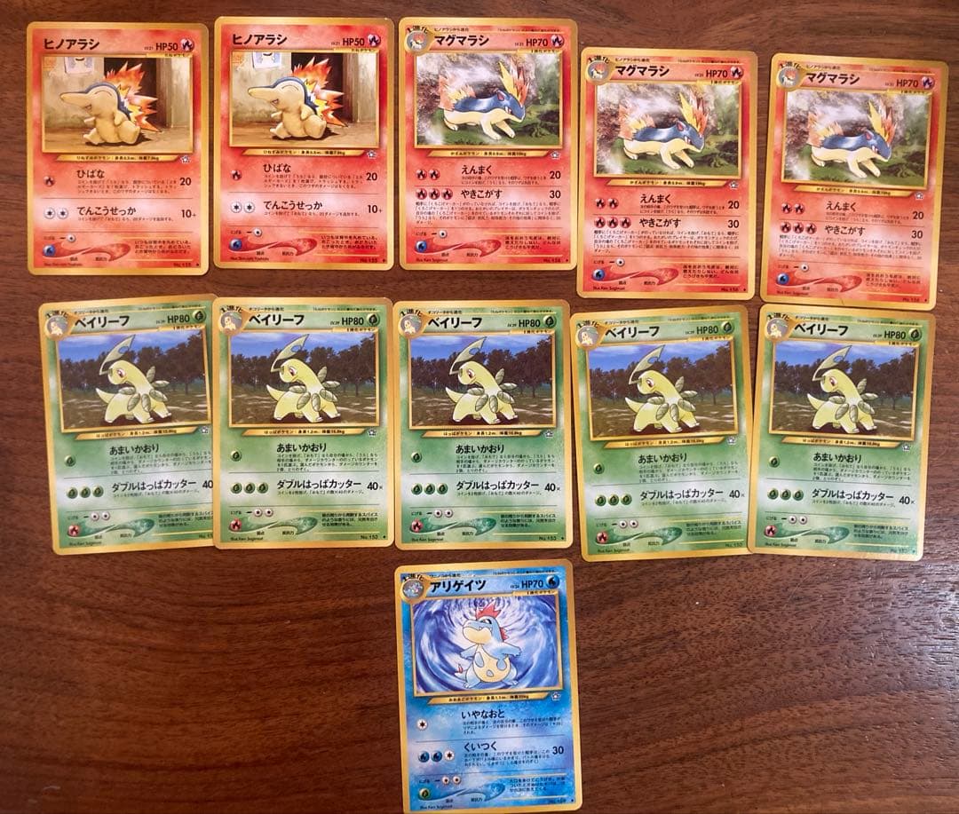 旧裏　御三家　ヒトカゲ　ゼニガメ　フシギダネ　カツラ　エリカ　など　111枚