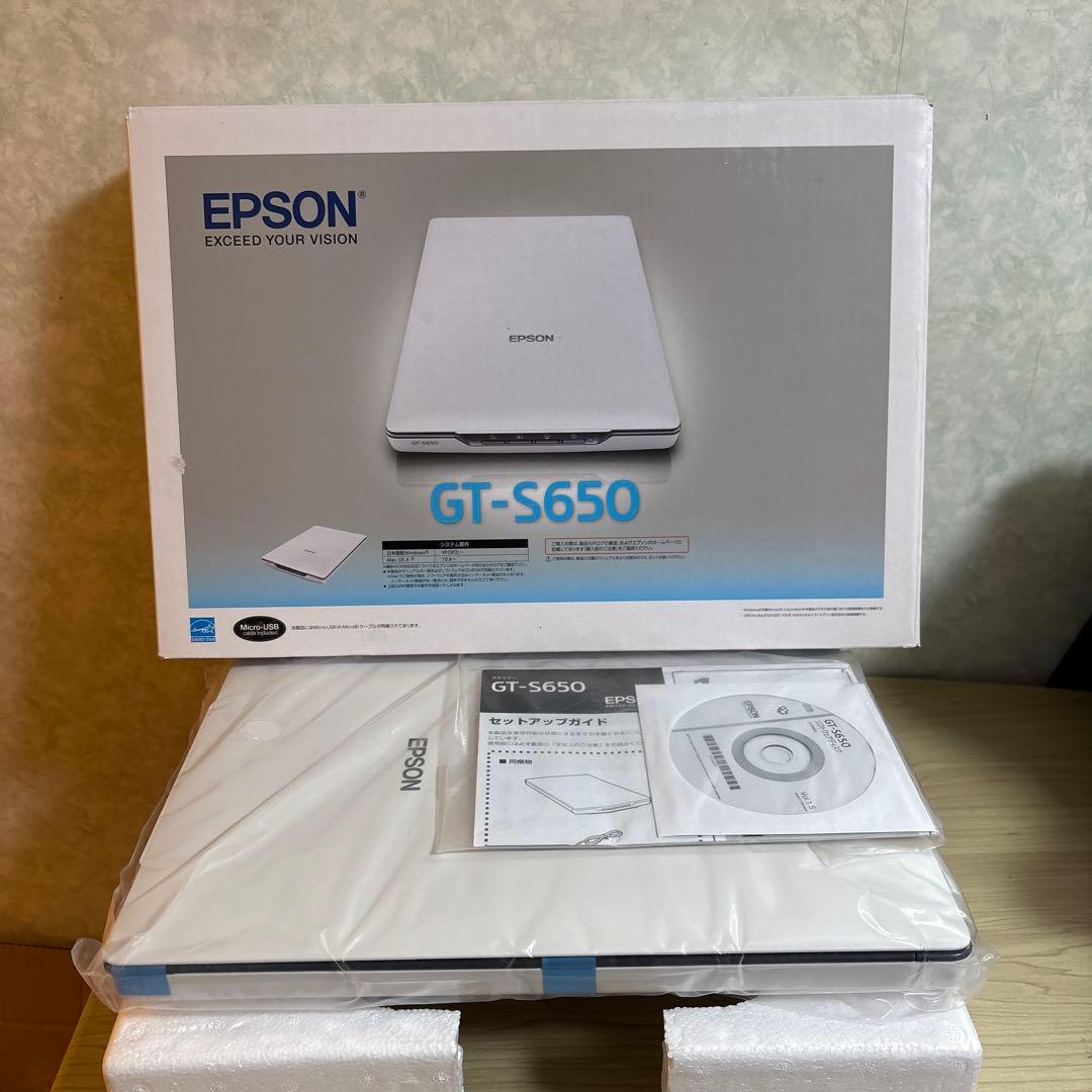 ま 新品 EPSON フラットベッドスキャナー GT-S650