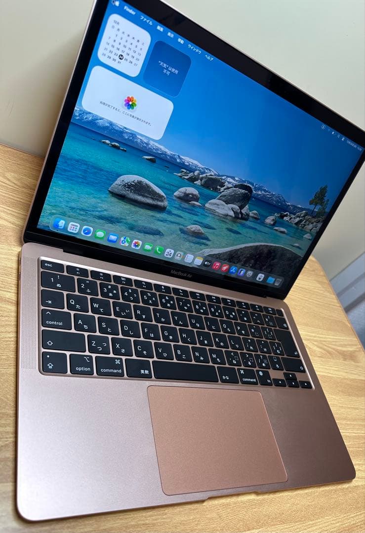 良品 Macbook Air M1 2020,メモリ16Gb/SSD 256Gb