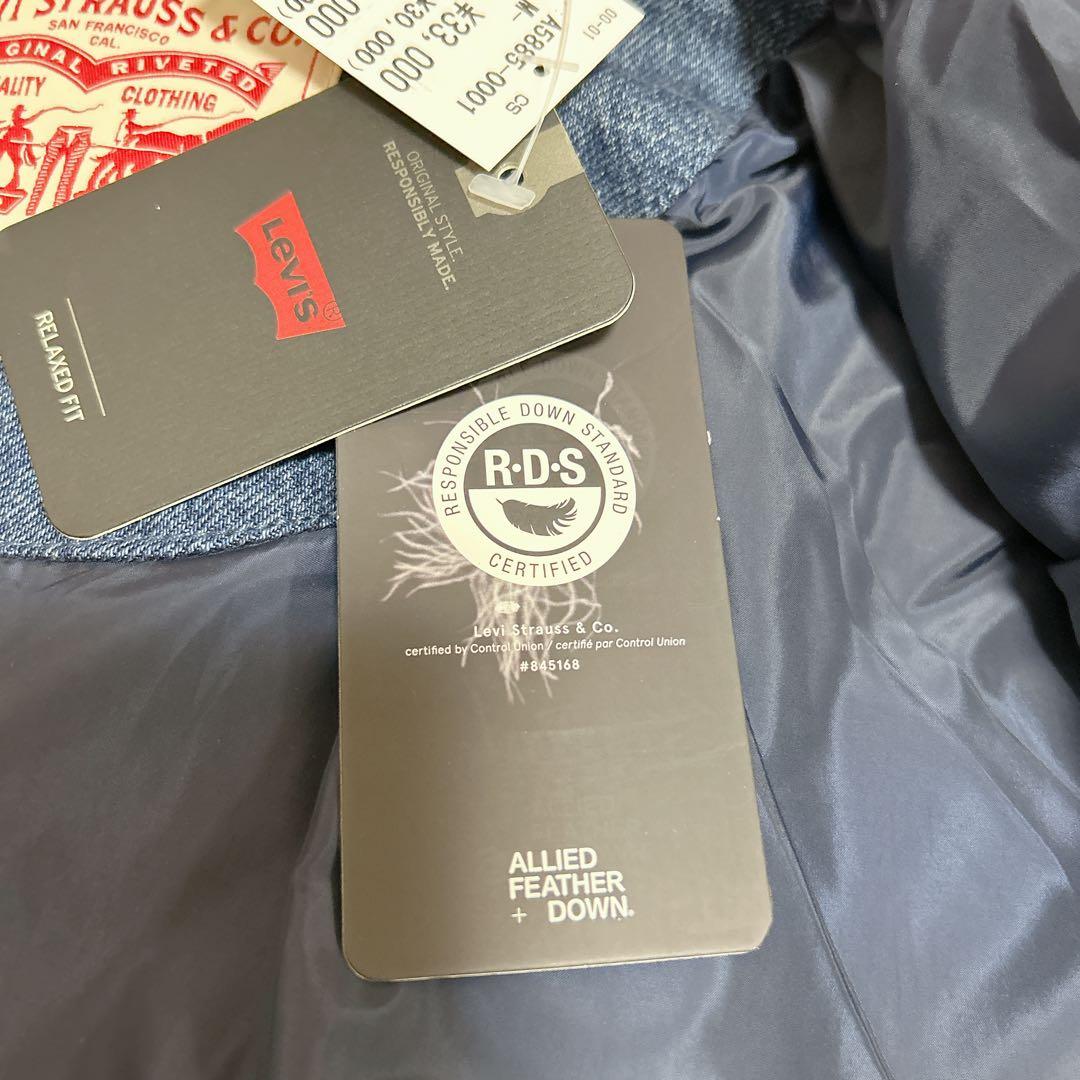 新品Levi’s/リーバイス ウエスタンダウンジャケット ブルーM レディース