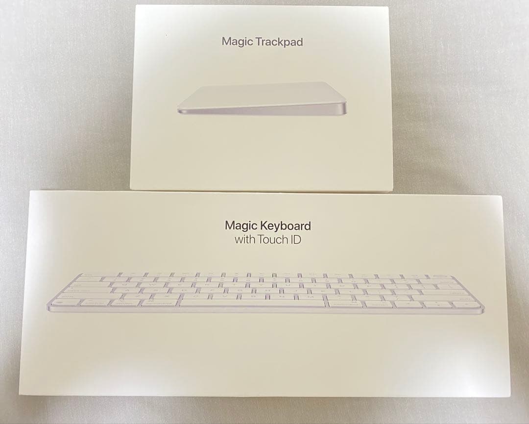 Apple Magic Trackpad, Keyboardセット