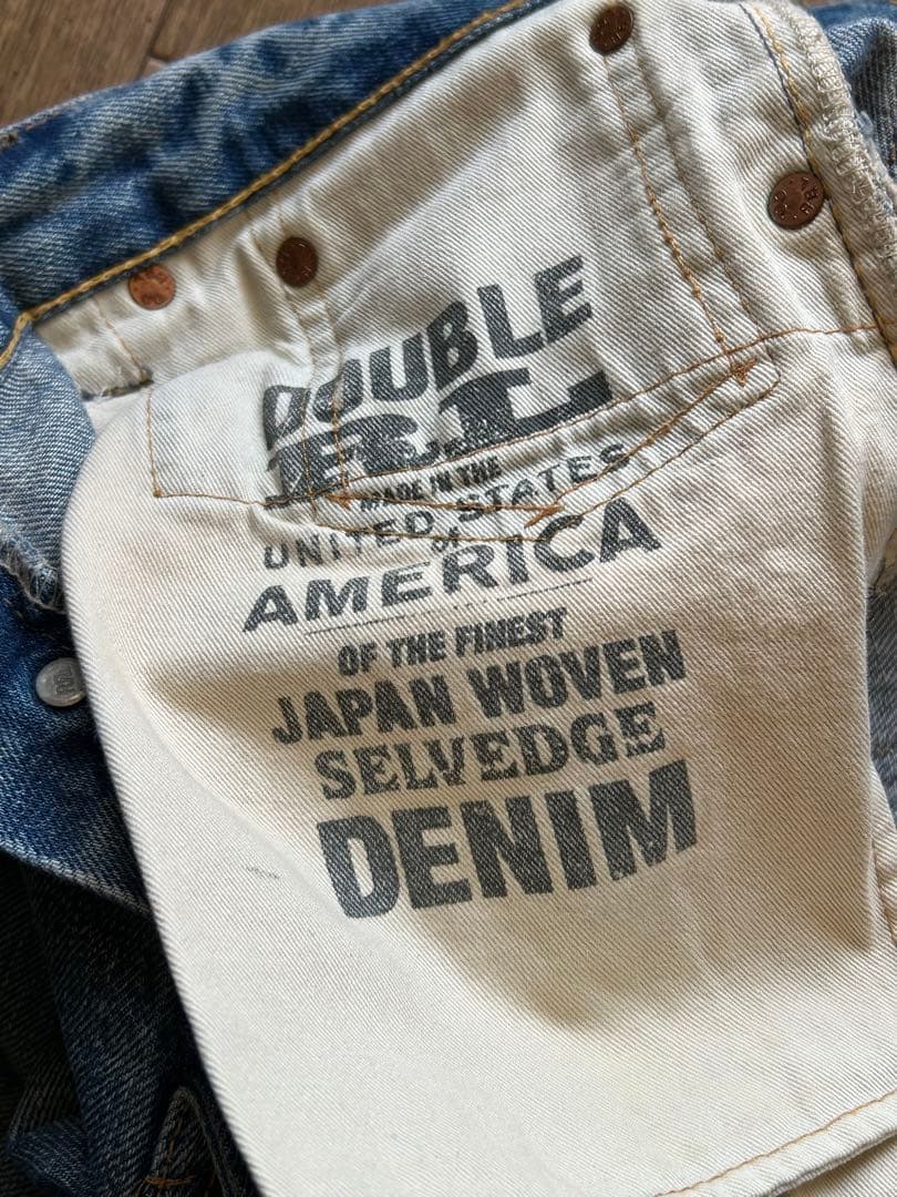 アメリカ製 RRL ダメージ加工デニム W31ダブルアールエル