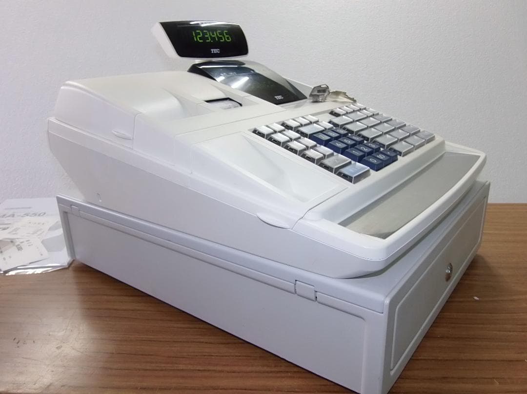 設定無料 東芝TEC MA-550 レジスター 10部門 250705