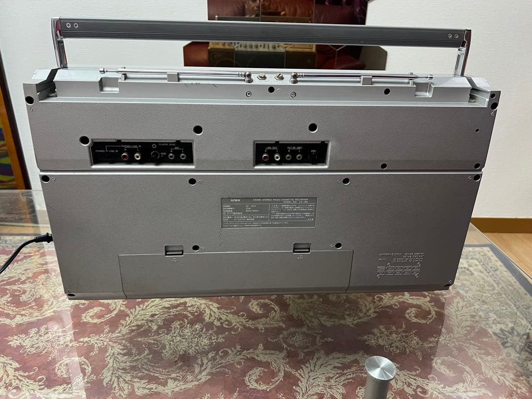 内臓BT取り付け可能昭和 レトロAIWAアイワCS-J88ラジカセ希少美品動作品