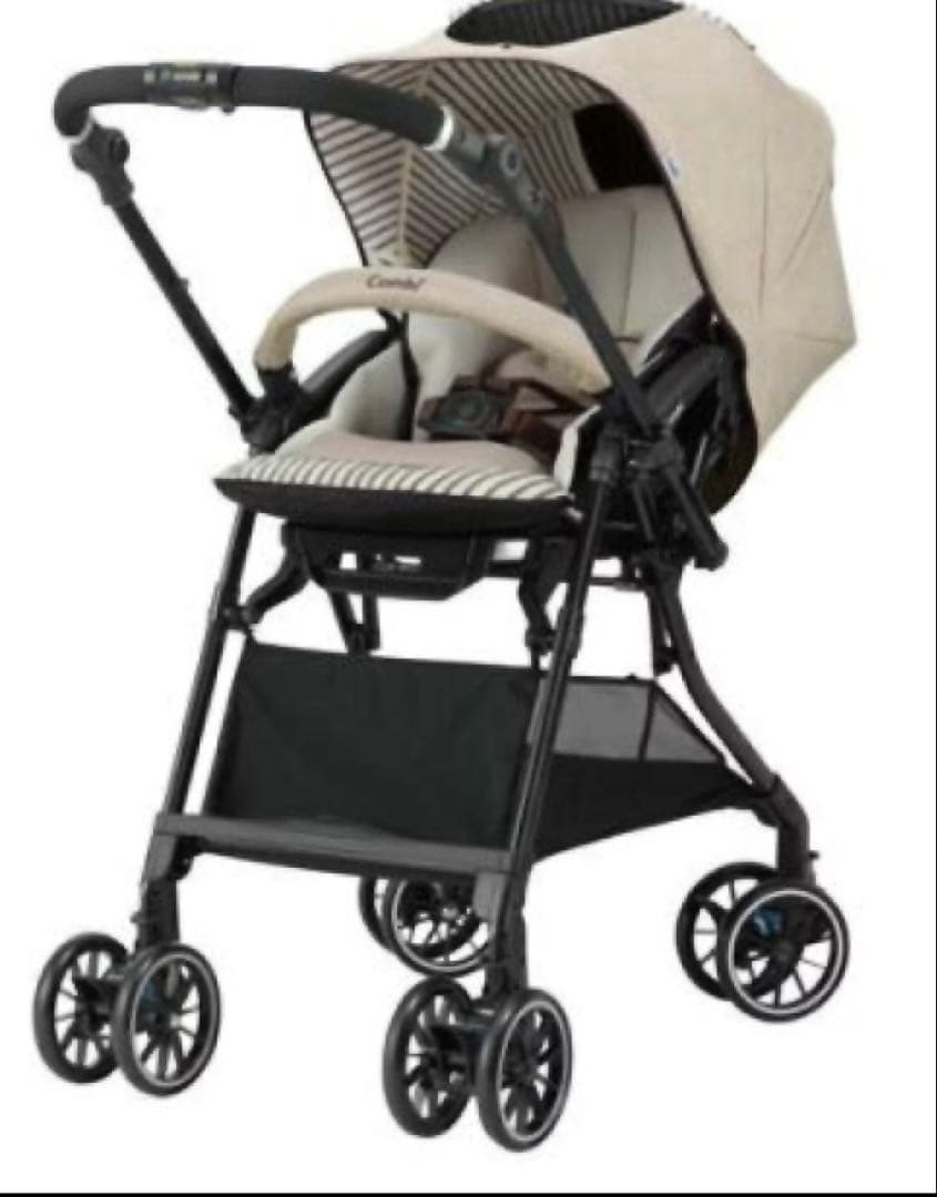 ベビーカー ホワイトレーベル スゴカルα 4キャスcompact エッグショック