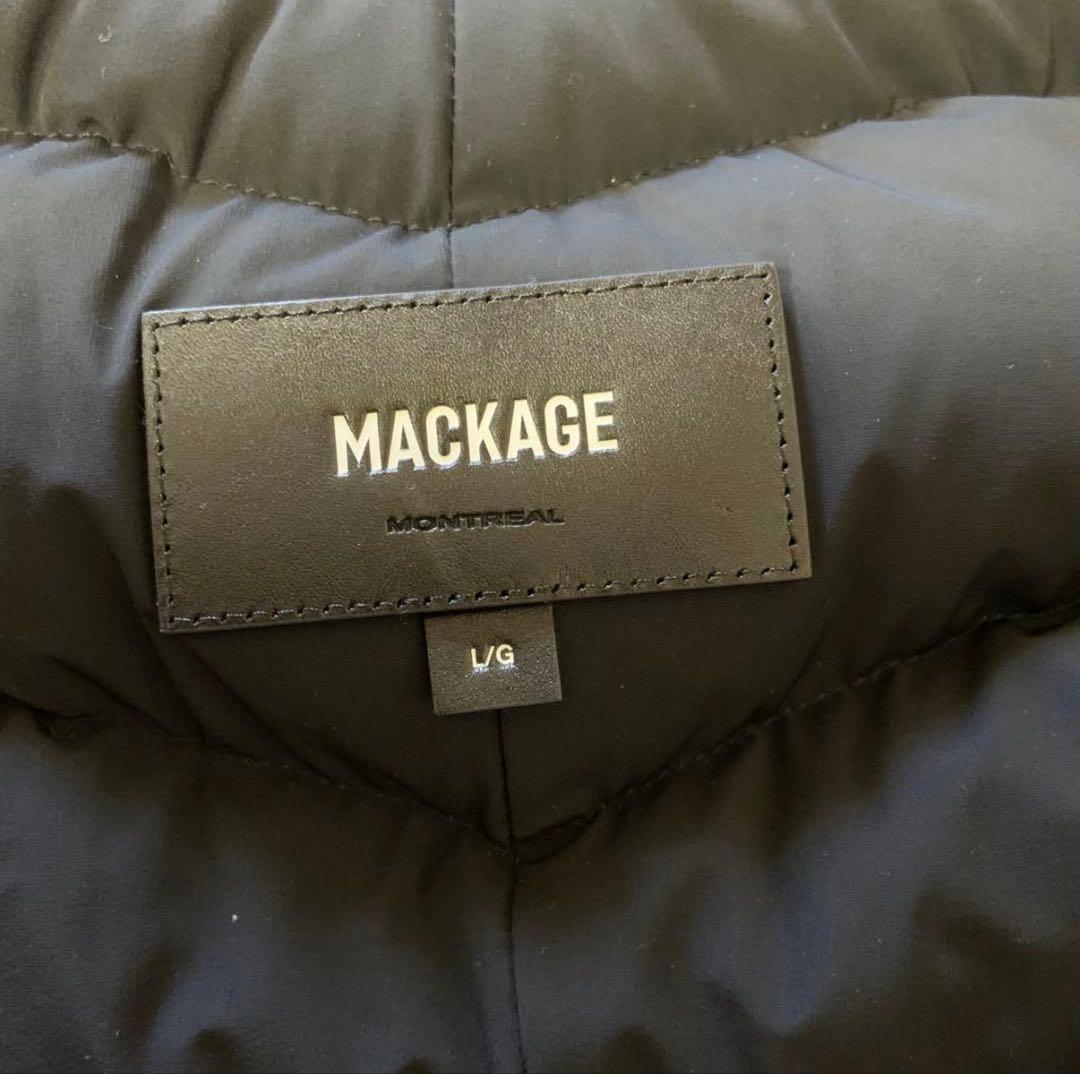 【未使用品級・希少】マッカージュ⛄️ダウン　FARREN 黒　L カバー付