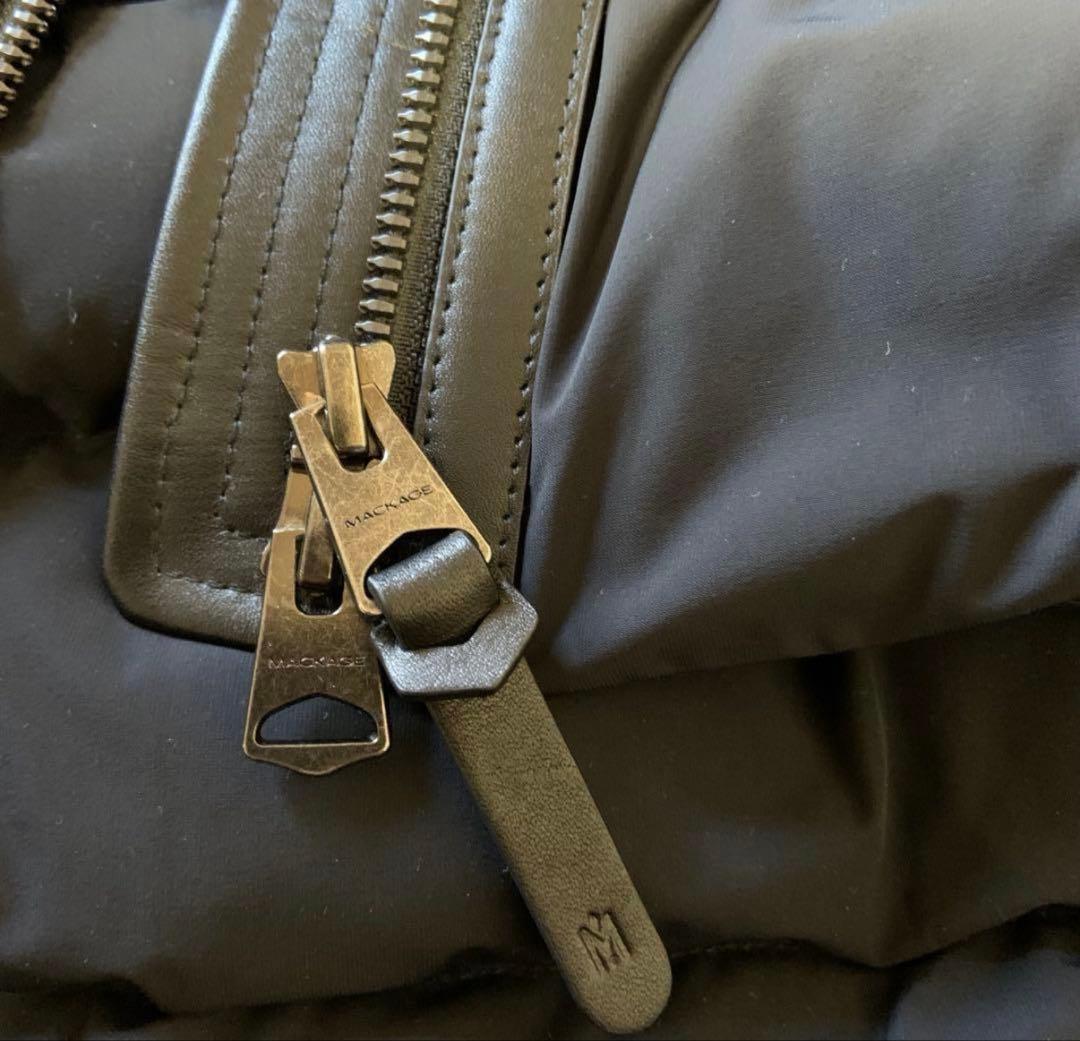 【未使用品級・希少】マッカージュ⛄️ダウン　FARREN 黒　L カバー付