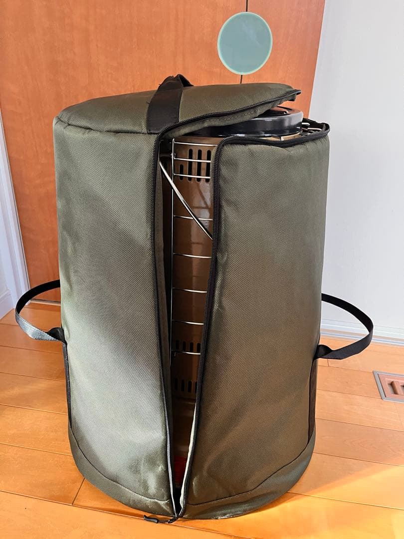 【美品】GEAR MISSION 石油ストーブ コヨーテブラウン 収納バッグ付き