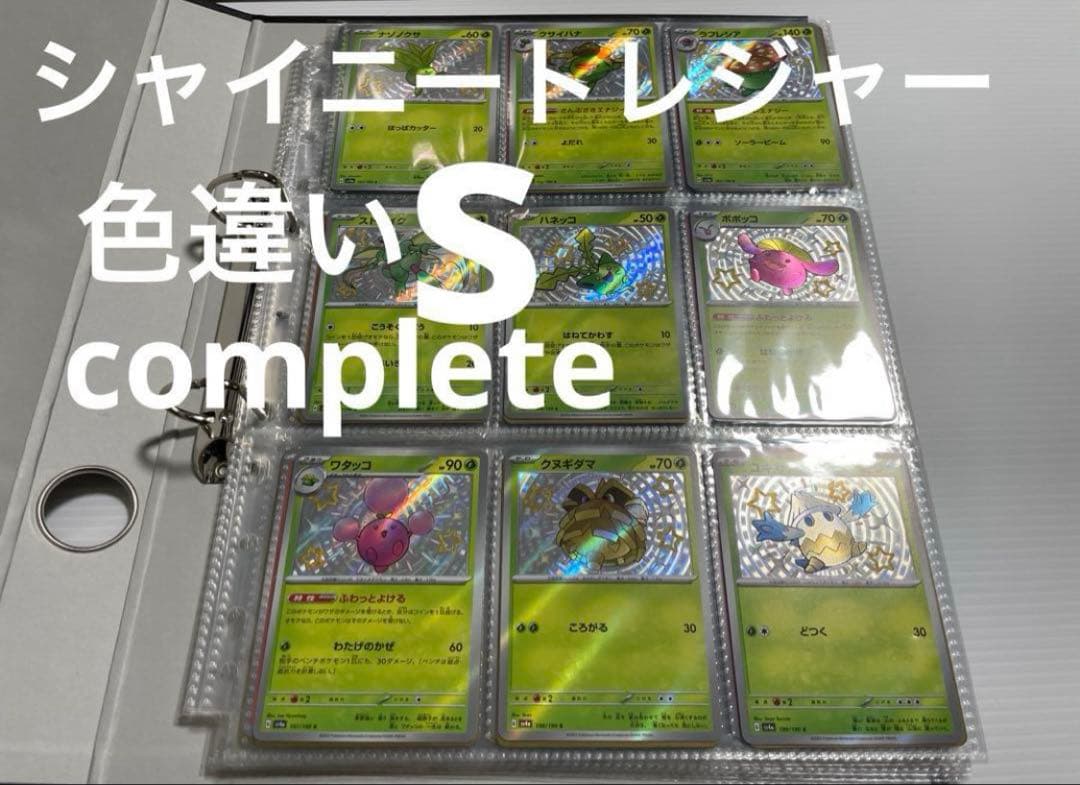 シャイニートレジャー　色違い　Sコンプ 全129種 ポケカ