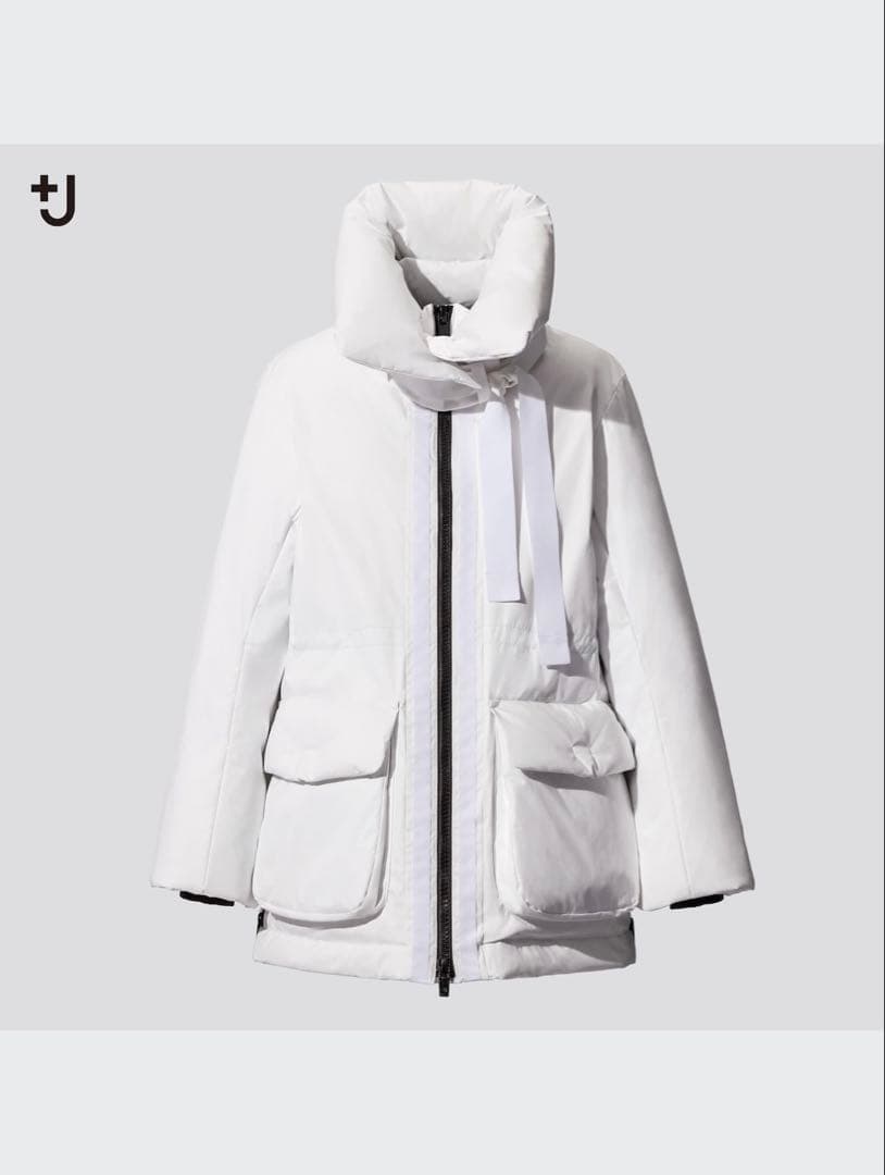 ユニクロ +J ジルサンダー ハイブリッド ダウン ショート コート