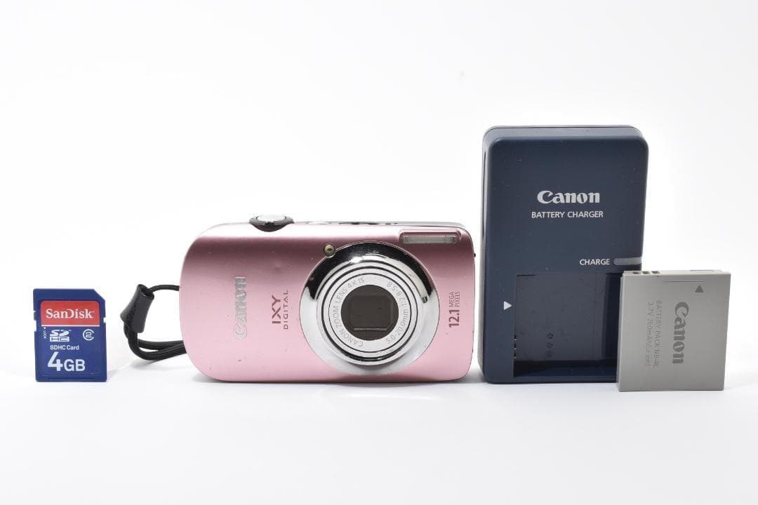 キヤノン　Canon IXY 510 IS ピンク 《動作確認済・SDカード付》