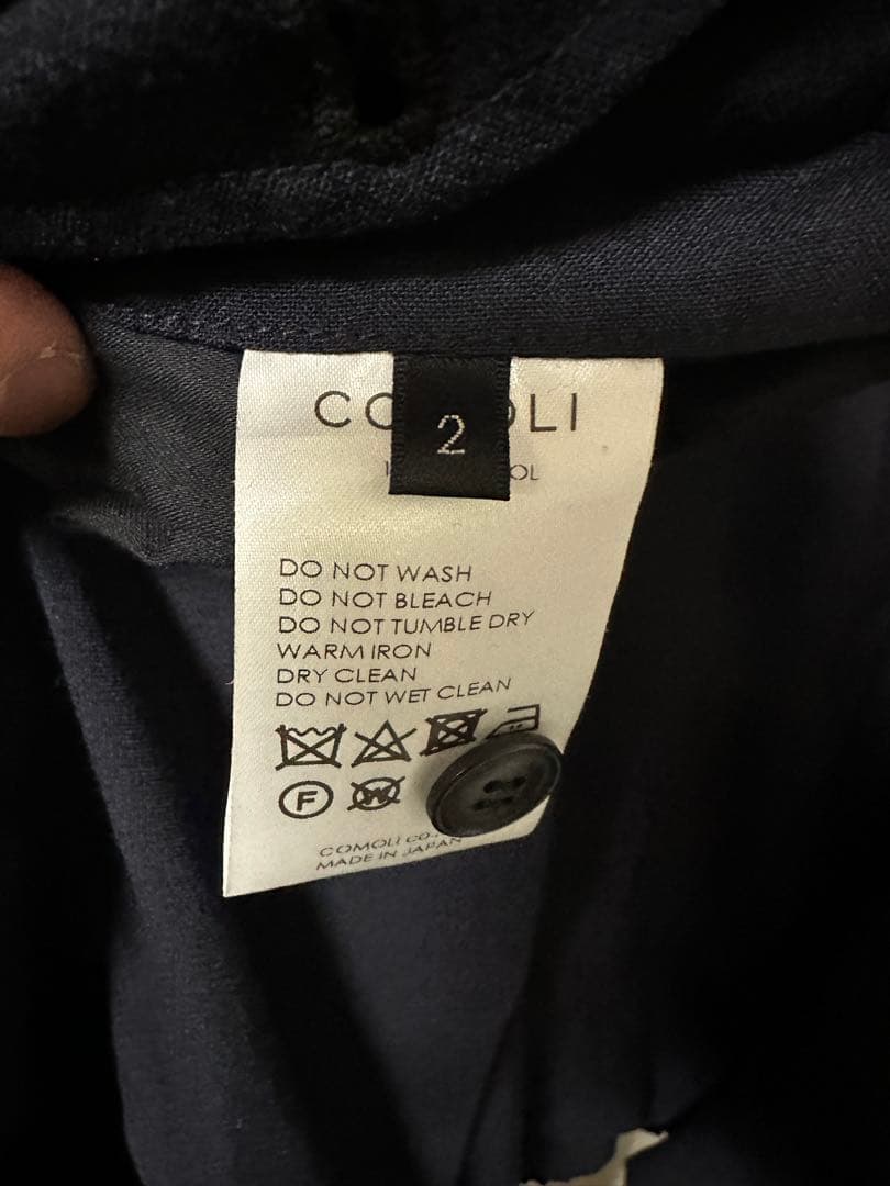 comoli ウールスイングトップ&ニータックパンツ　セットアップ