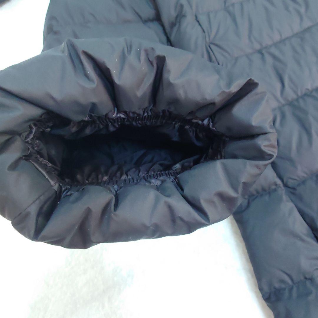 UNIQLO ウルトラライトダウン　ロングコート ブラック　巾着付　ＸＬ