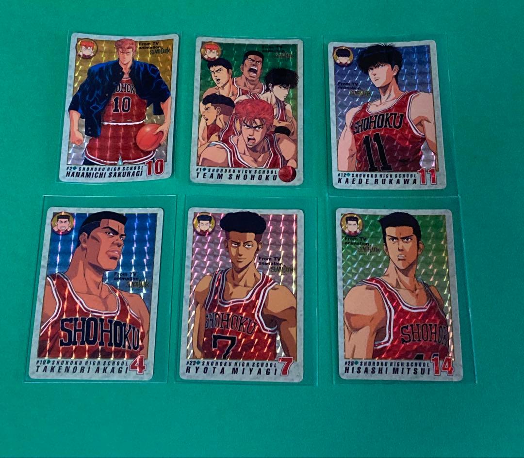 スラムダンクカードダス本弾1弾　　　　全6種　キラカード
