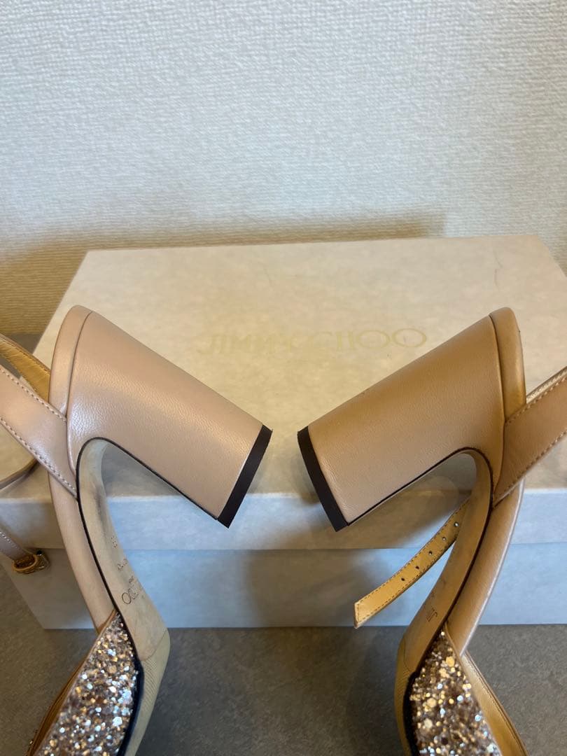 期間限定値下げ！ジミーチュウ jimmychoo グリッターパンプス 36サイズ