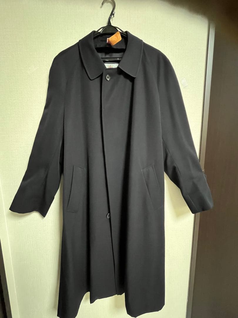 値下げ　Aquascutum ステンカラーネイビー　ライナー付き　XL 防水