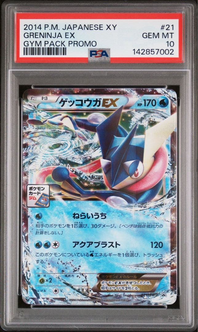 【psa10】ゲッコウガEX 021/xy-p プロモ