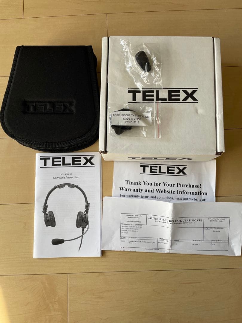 <OC-summer>TELEX パイロット ヘッドセット Airman8