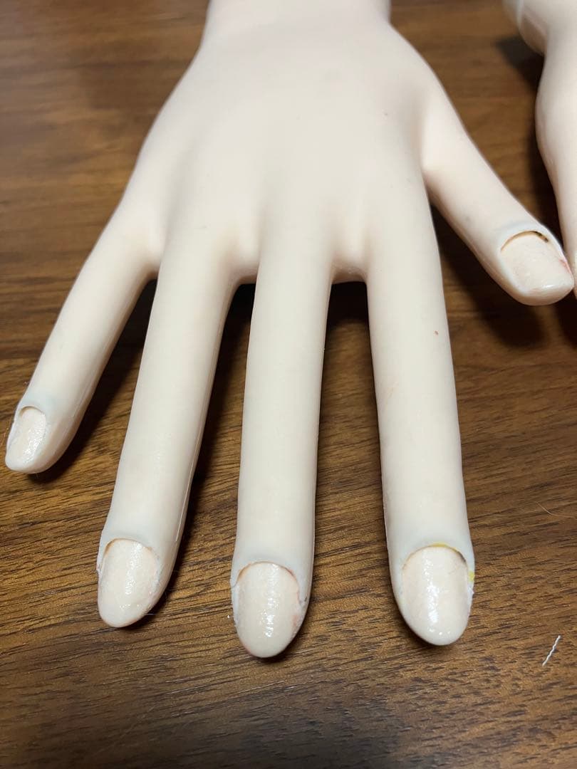 骨折なし【ネイリスト技能検定試験用JNEC認定モデルハンド】STモデルハンド