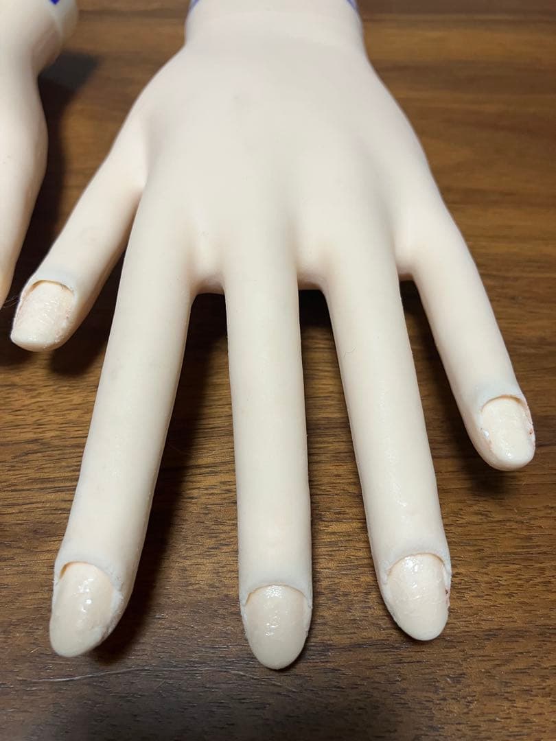 骨折なし【ネイリスト技能検定試験用JNEC認定モデルハンド】STモデルハンド