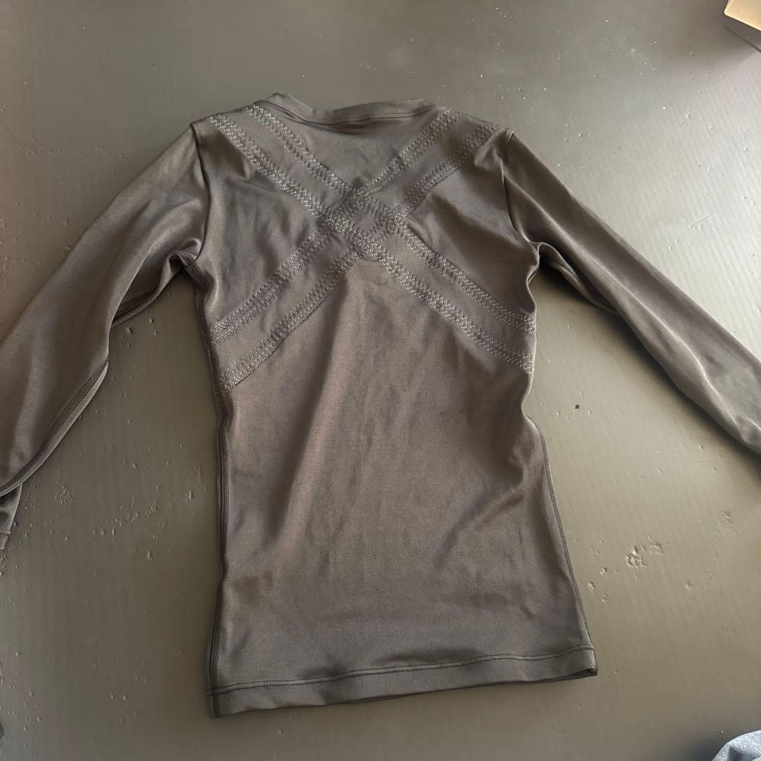 グランドイーワンズ　BiBi ブラック Vネック 長袖　光電子配合