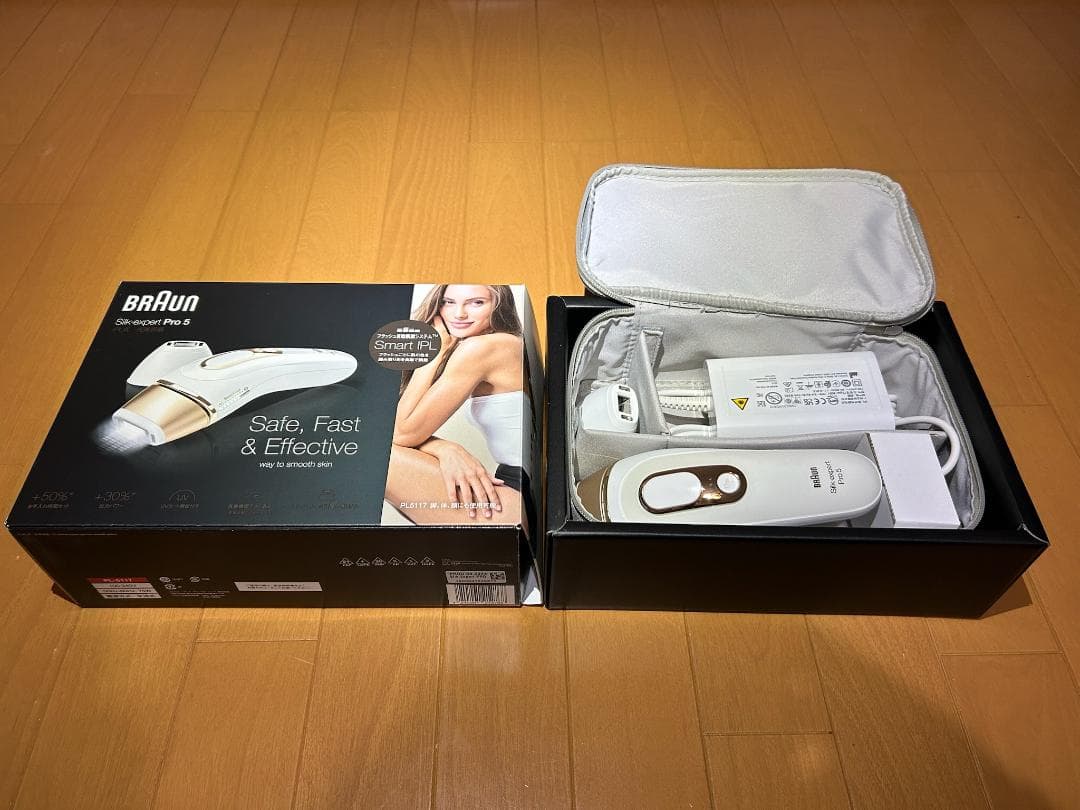 BRAUN シルクエキスパートPro5 PL-5117 光美容器　脱毛