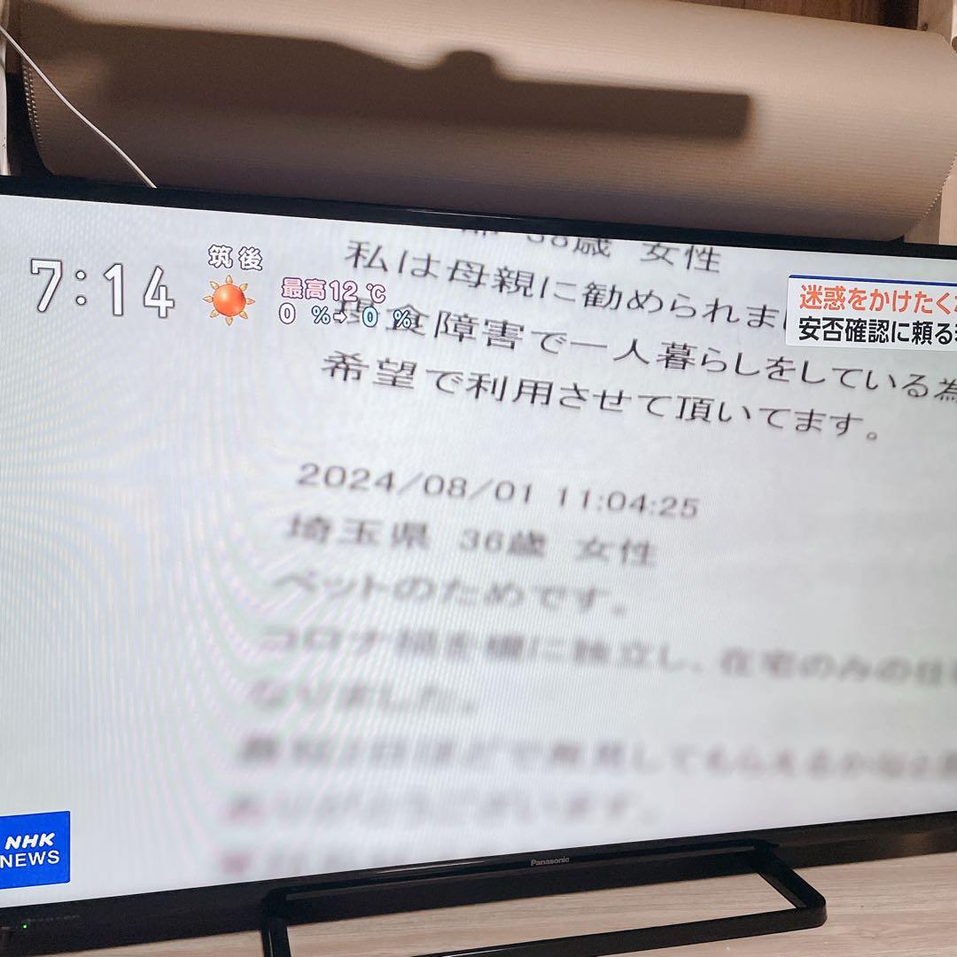 【美品】パナソニックテレビ　TH-49D305 49インチ液晶テレビ