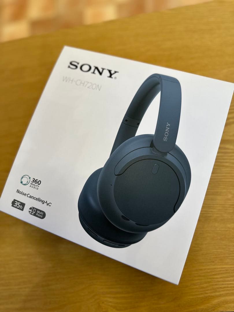Sony WH-CH720N ワイヤレスヘッドホン ダークブルー(未使用)