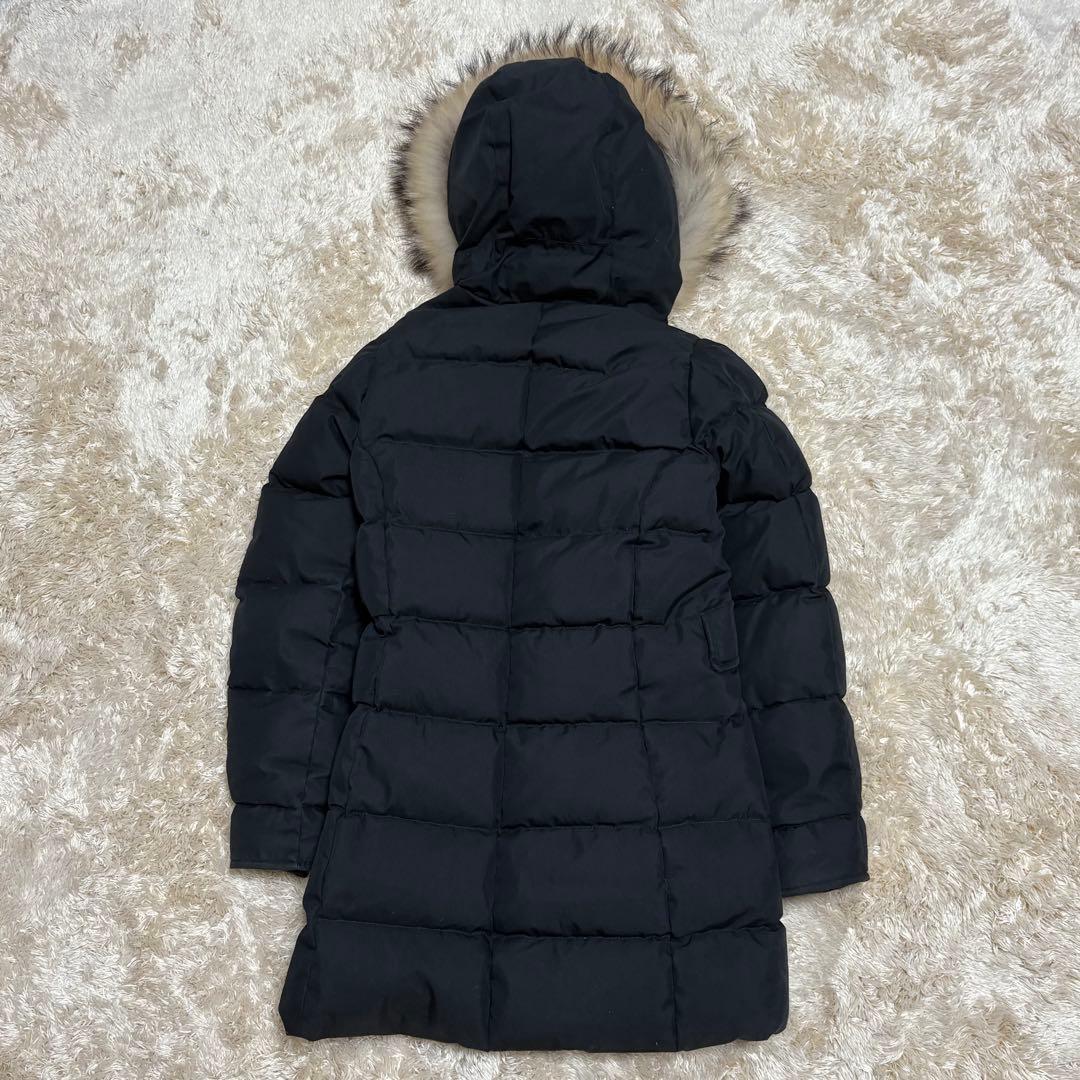 ✨極美品✨ピレネックス グルノーブル リアルファー ダウンコート 36 ブラック