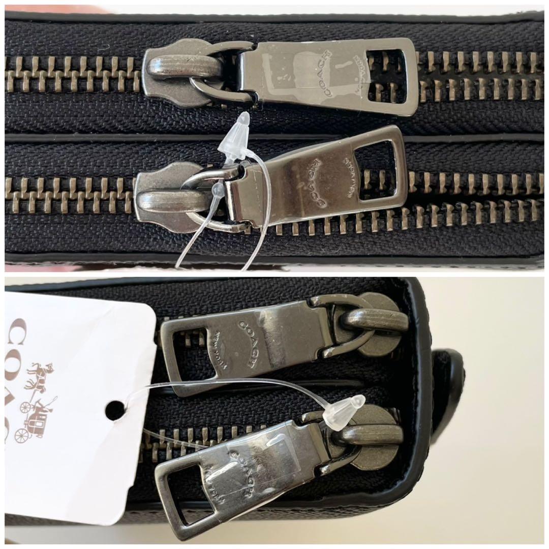 【新品】COACH　長財布 オーガナイザー ダブルファスナー