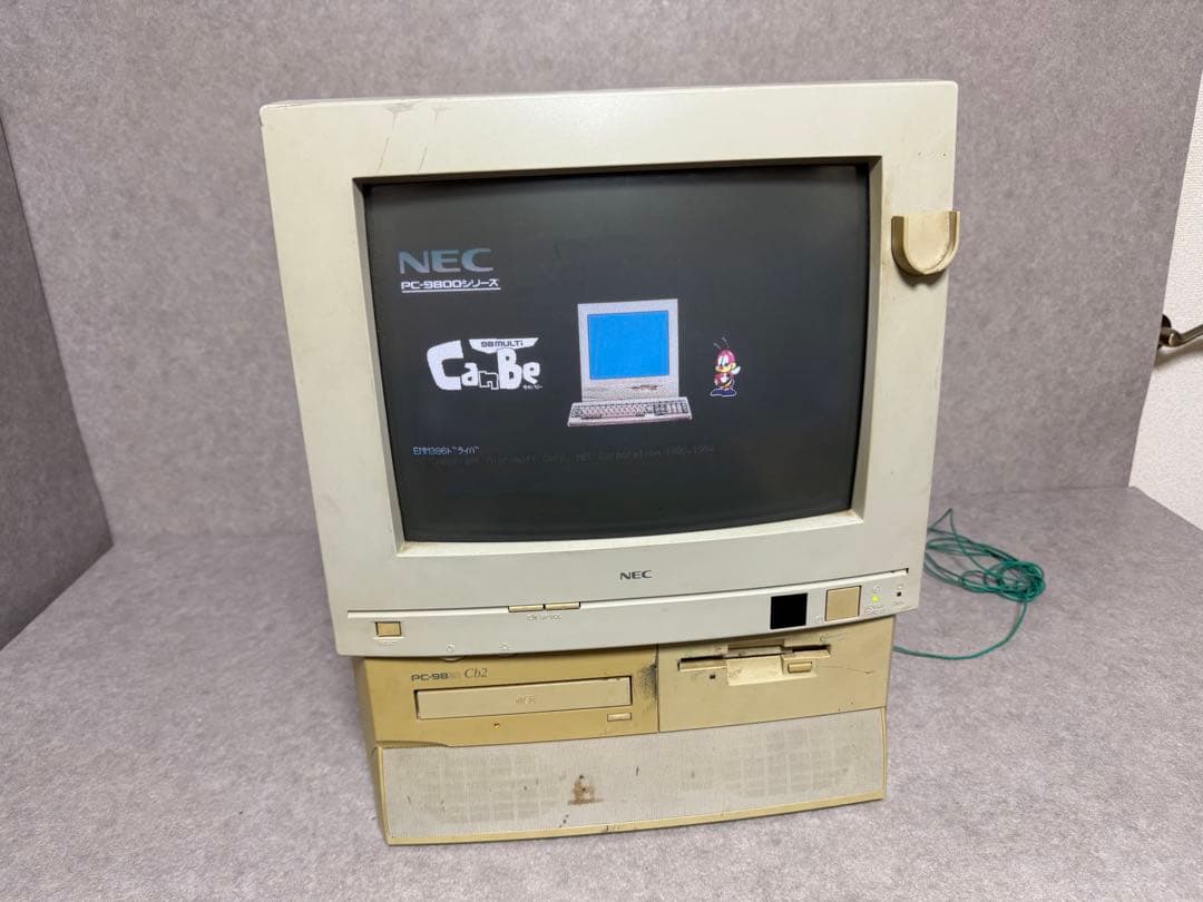 パソコン NEC 日本電気 PC-9821Cb2/T モニター一体型 Canbe