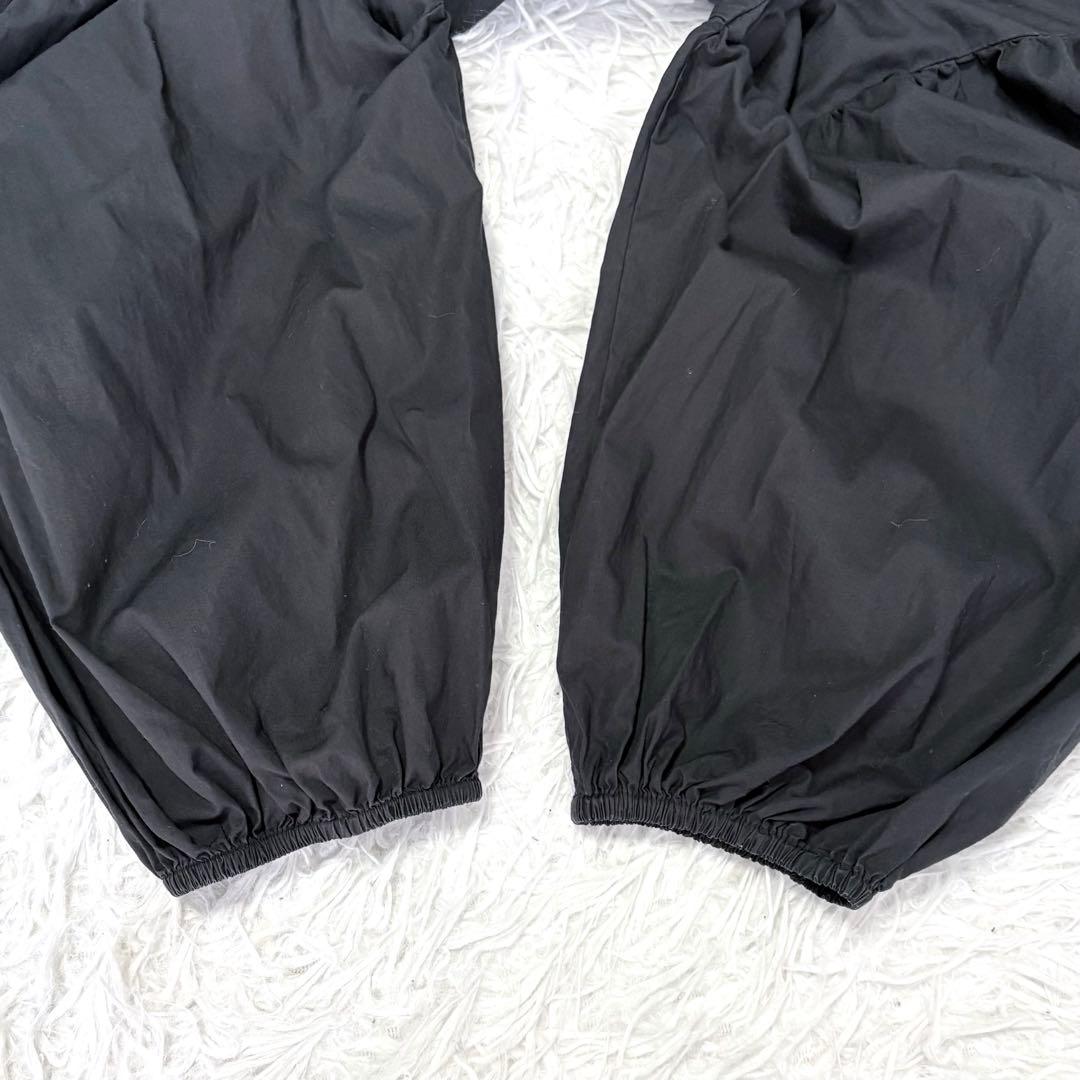 Merlette マーレット 膝丈ワンピース Vネック ギャザー ブラック XS