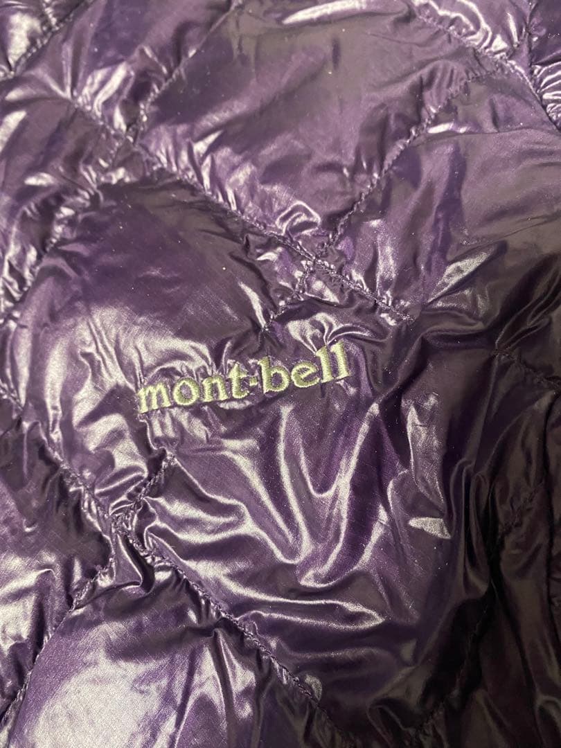 s*t様 mont-bell 紫色 ダウンジャケット XL