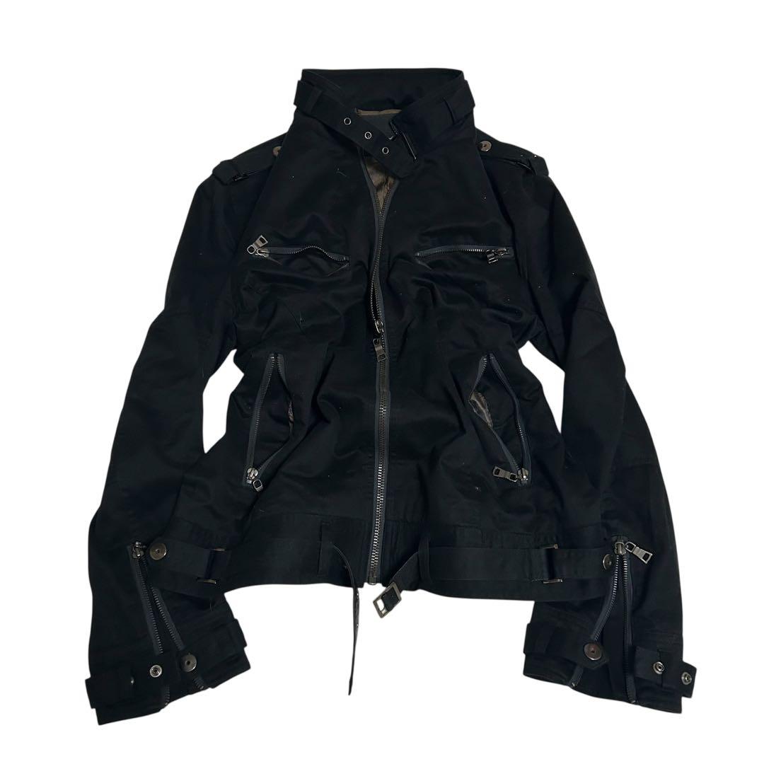 00's ギミック　ブルゾンジャケット　グランジ　y2k モード