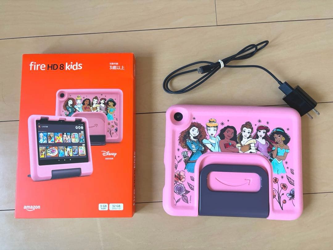 ※値下げ中‼️Fire HD 8 Kids 32GB ピンク ディズニープリンセス