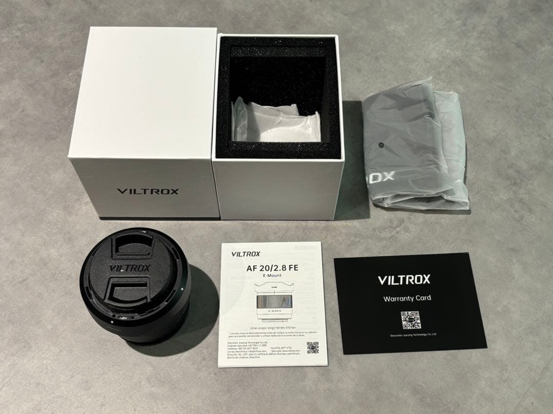 レンズ(単焦点) VILTROX AF 20mm F2.8 FE