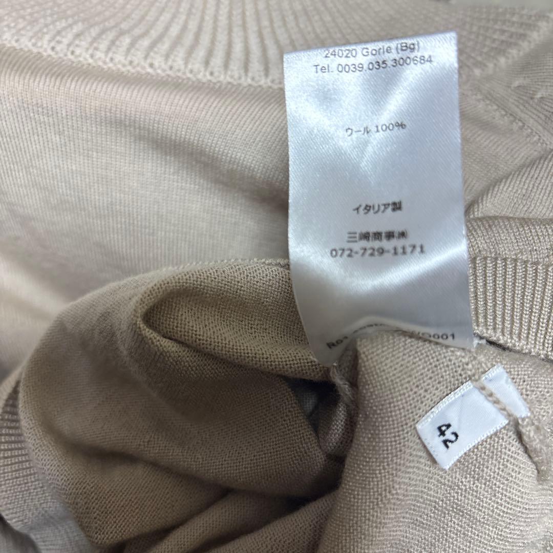 最高級ラグジュアリー★CIVIDINI イタリア製100%ウール タートルニット