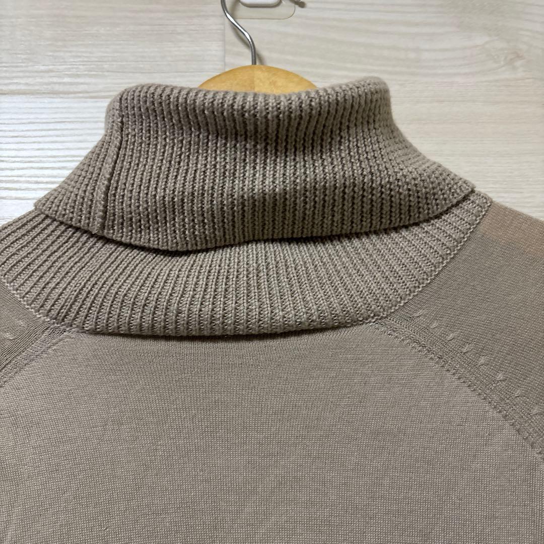 最高級ラグジュアリー★CIVIDINI イタリア製100%ウール タートルニット