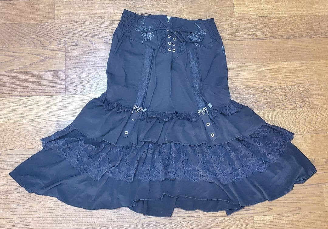 【絶版】OZZ ONESTE　ゴシックローズフレアスカート