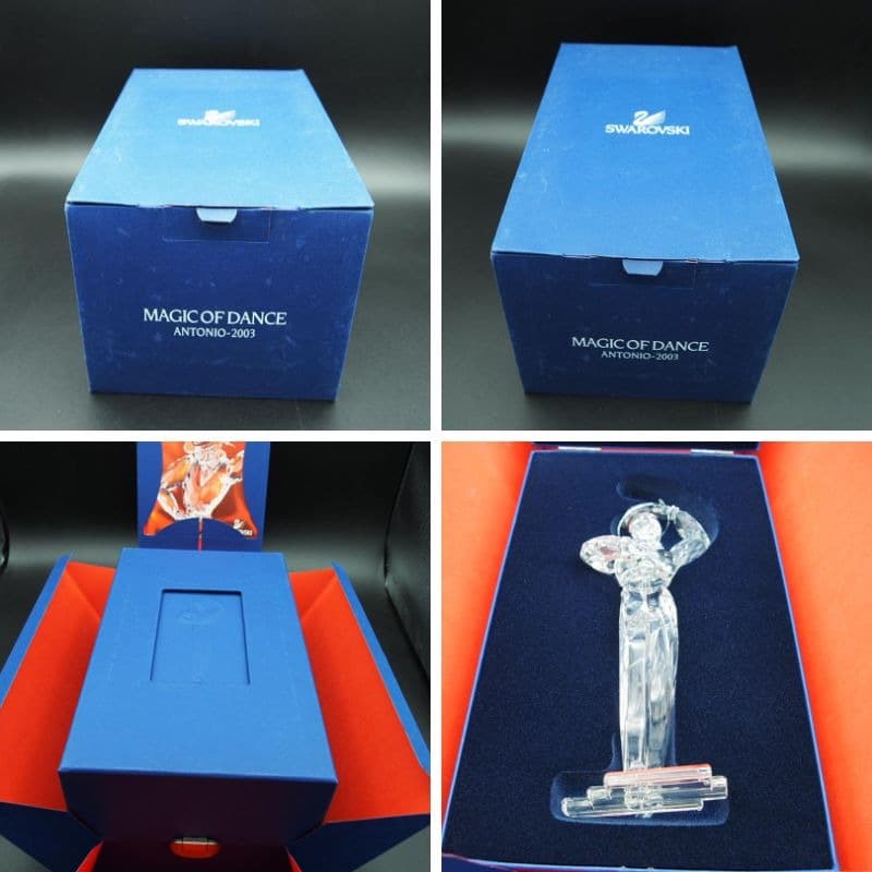 スワロフスキー マジックオブダンス アントニオ 2003年 プラーク・飾り台付き
