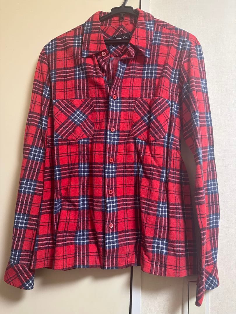 ナンバーナイン number (n)ine チェック ネルシャツ ガンズ期