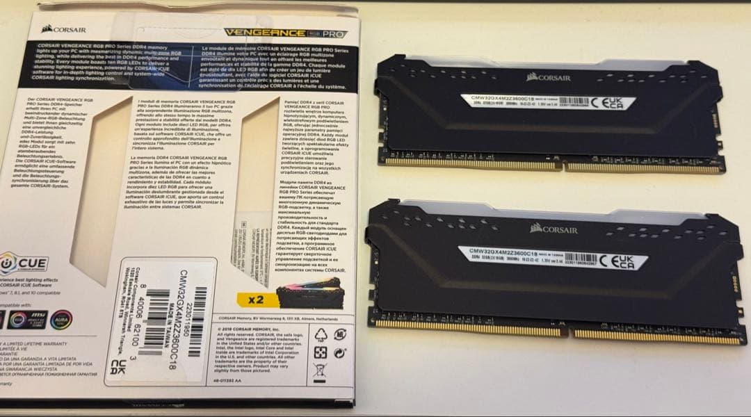R*i様 CORSAIR VENGEANCE RGB PRO 32GB DDR4