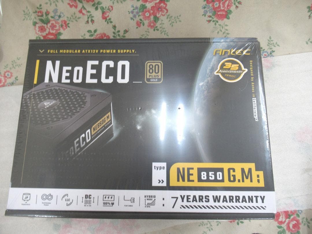 NeoECO Gold NE850G M ブラック　80 Plus Gold