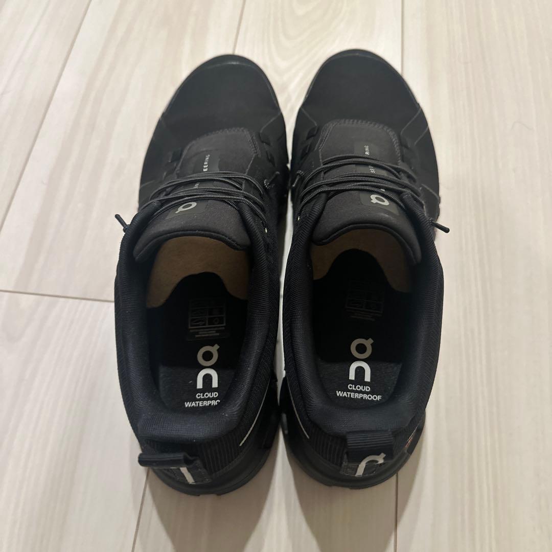 On Cloud6 Waterproof ブラック スニーカー